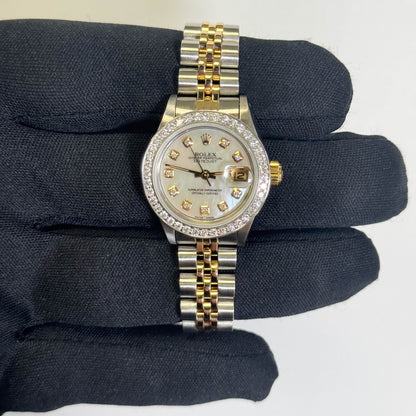 Rolex Datejust 26mm MOP Dial Watch Ref# 69173 - Happy Jewelers Fine Jewelry Lifetime Warranty