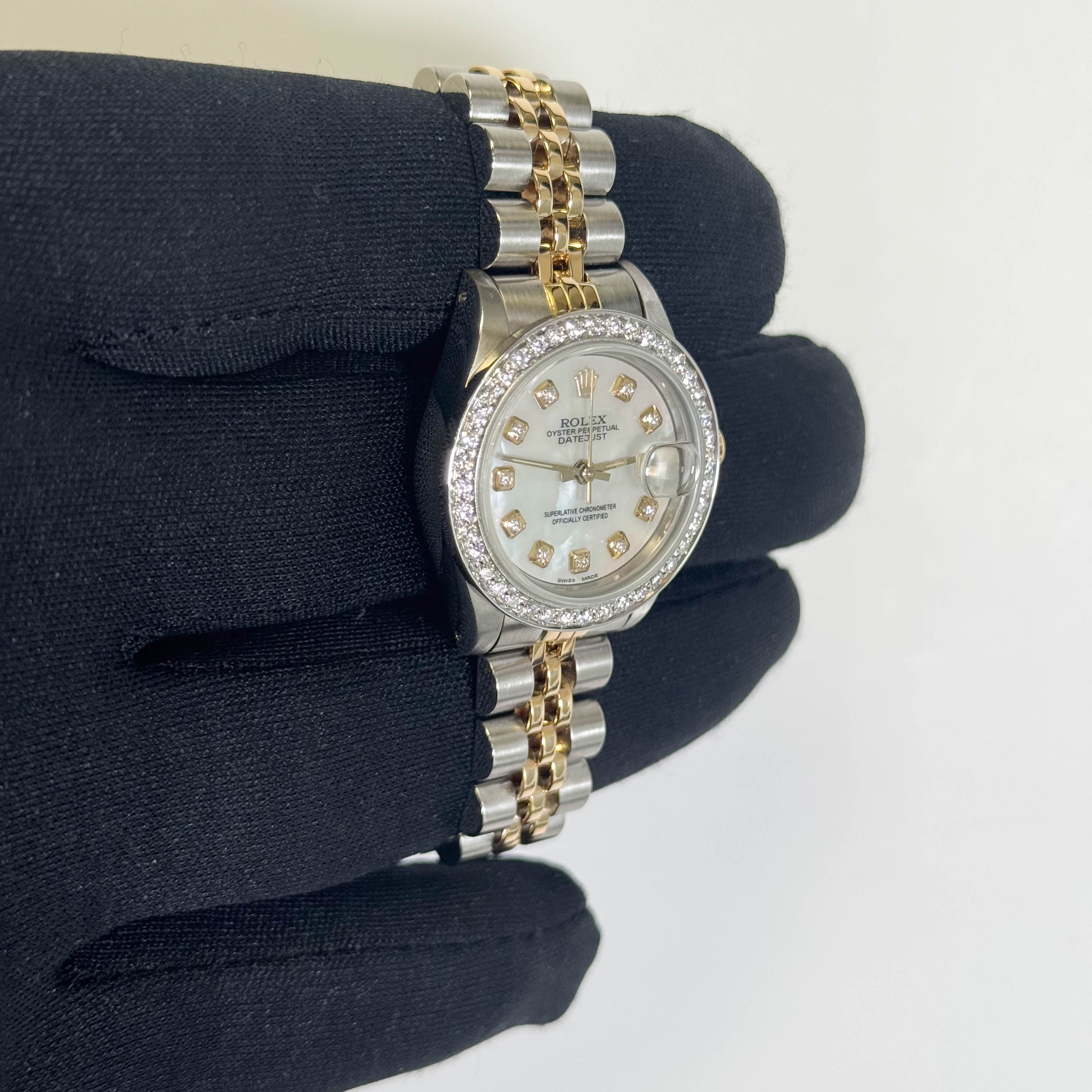 Rolex Datejust 26mm MOP Dial Watch Ref# 69173 - Happy Jewelers Fine Jewelry Lifetime Warranty