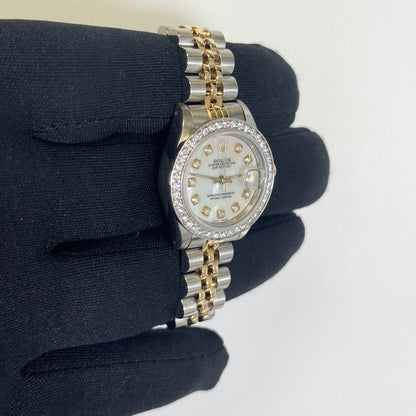 Rolex Datejust 26mm MOP Dial Watch Ref# 69173 - Happy Jewelers Fine Jewelry Lifetime Warranty
