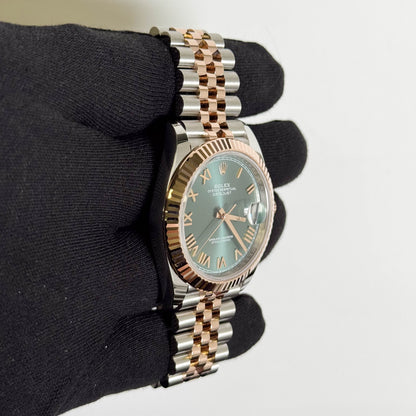 Rolex Datejust 41mm Olive Dial Watch Ref# 126331