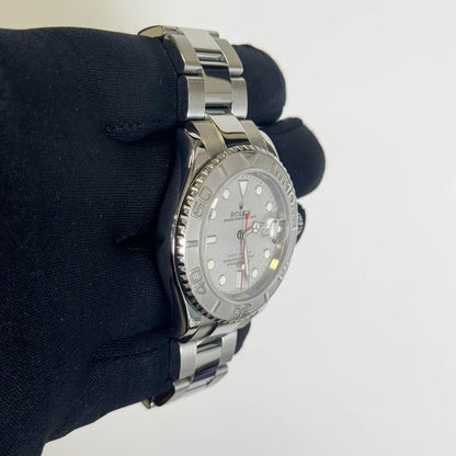 Rolex Yacht-Master 40mm Platinum Dial Watch Ref# 16622 - Happy Jewelers Fine Jewelry Lifetime Warranty