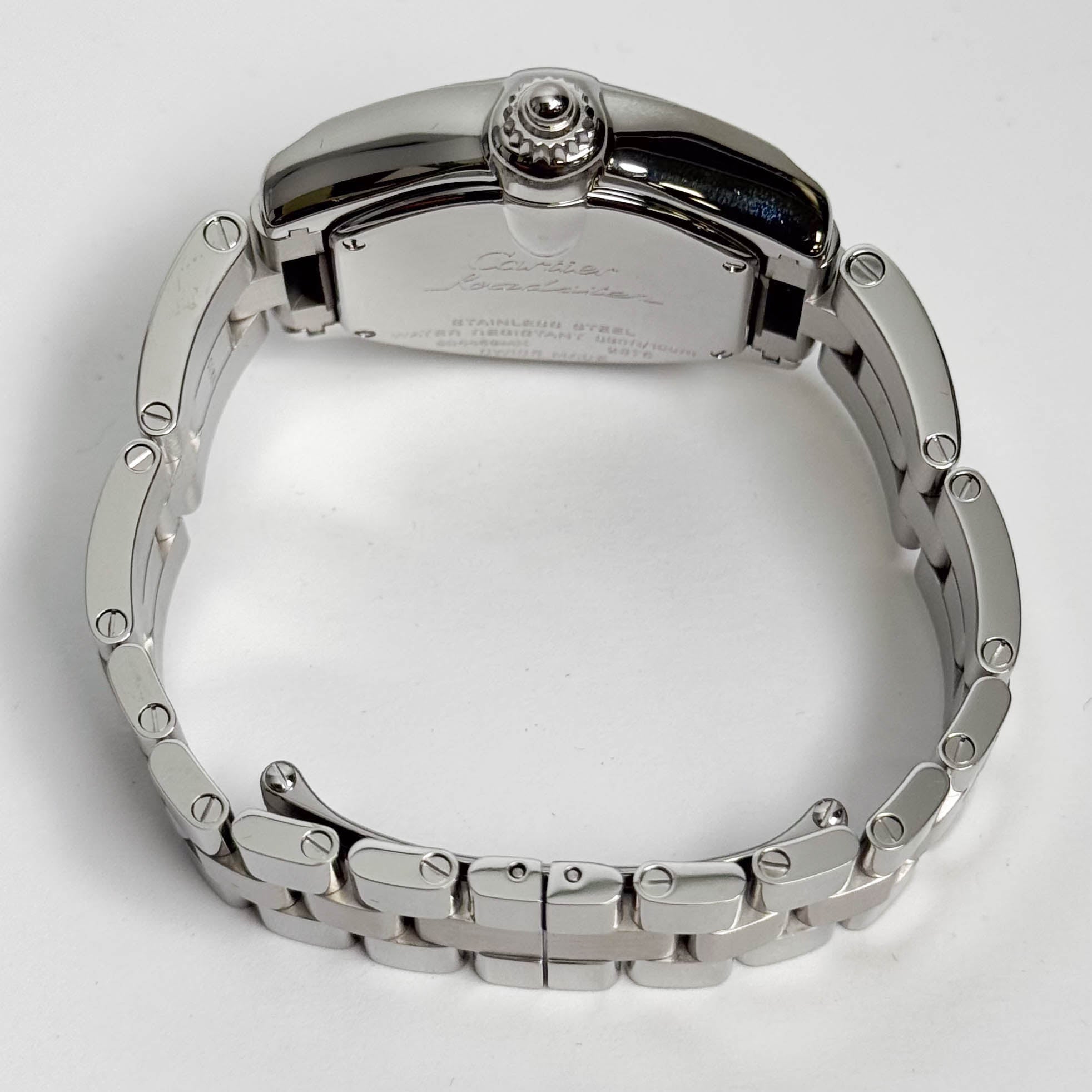 Cartier Roadster Stainless Steel 31mm Silver Dial Watch Ref# W62016V3 - Happy Jewelers Fine Jewelry Lifetime Warranty