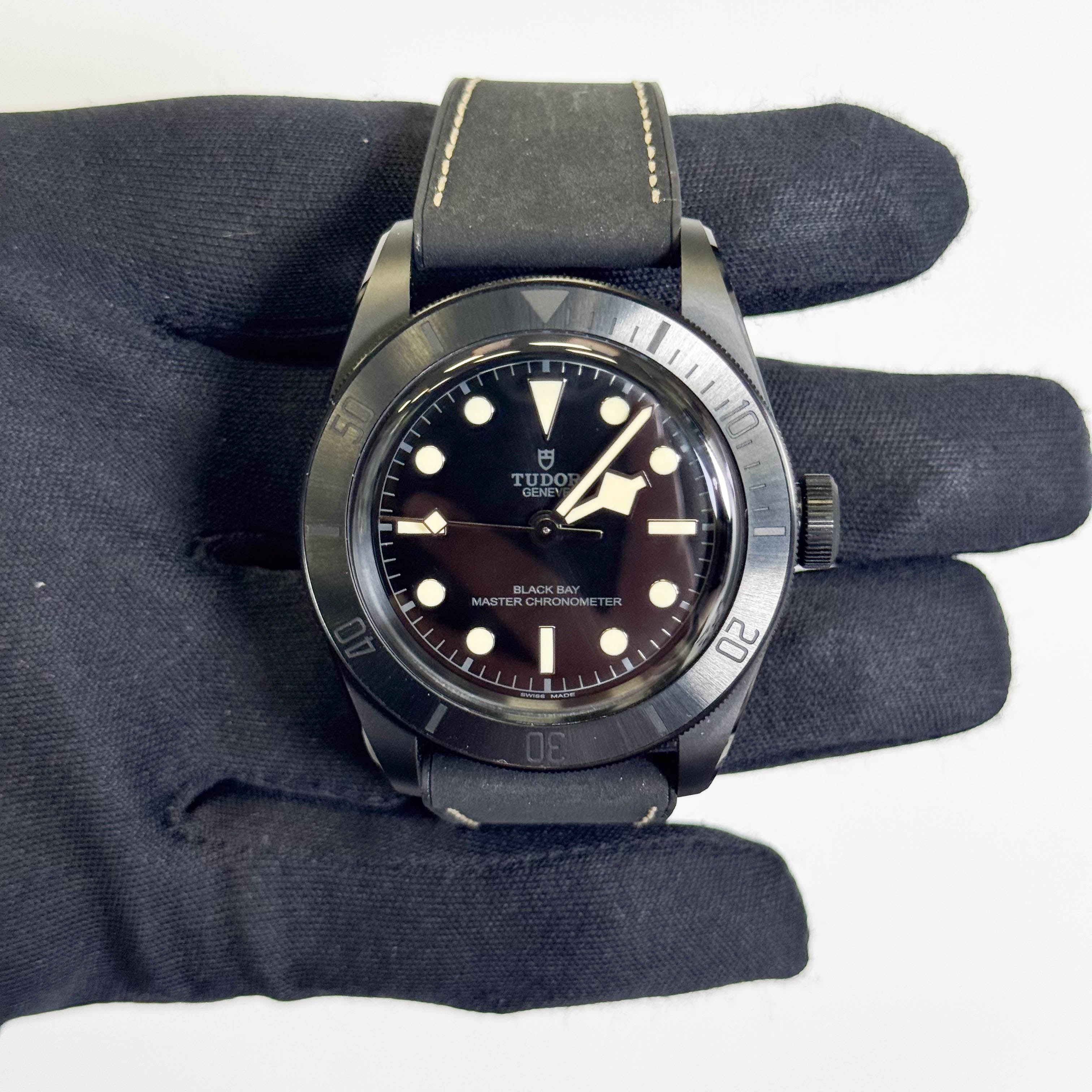 Tudor Black Bay 41mm Black Dial Watch Ref# 79210CNU-0001 - Happy Jewelers Fine Jewelry Lifetime Warranty