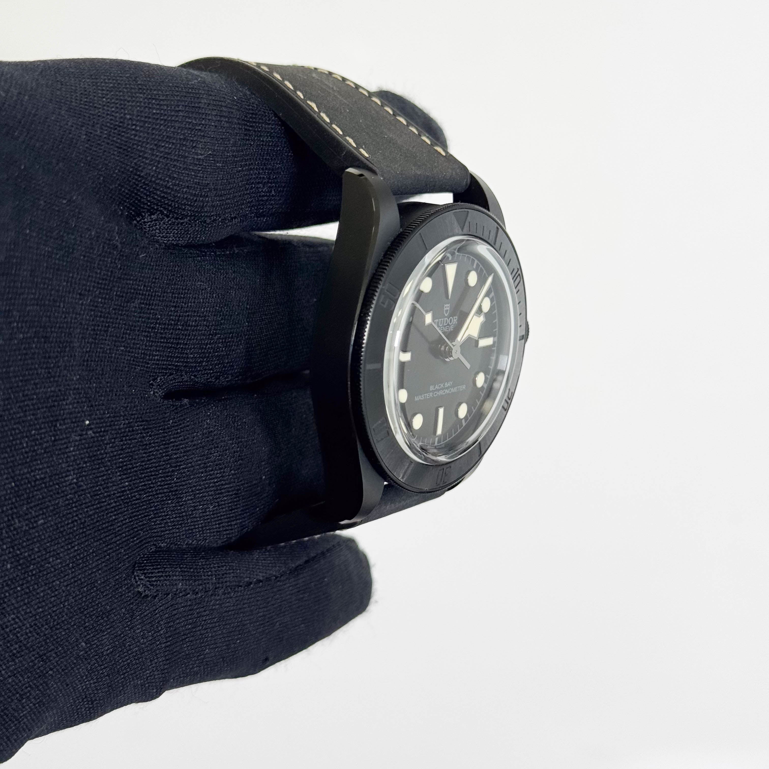 Tudor Black Bay 41mm Black Dial Watch Ref# 79210CNU-0001 - Happy Jewelers Fine Jewelry Lifetime Warranty