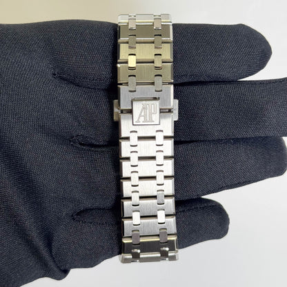 Audemars Piguet Royal Oak 41mm Blue Dial Watch Ref# 15500ST.OO.1220ST.01 - Happy Jewelers Fine Jewelry Lifetime Warranty