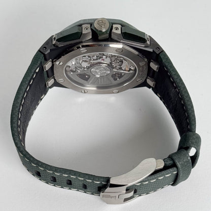 Audemars Piguet Royal Oak 43mm Green Dial Watch Ref# 26420CE.OO.A063VE.01