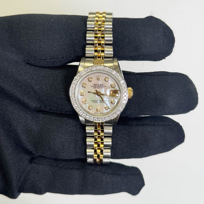 Rolex Datejust 26mm MOP Dial Watch Ref# 69173 - Happy Jewelers Fine Jewelry Lifetime Warranty