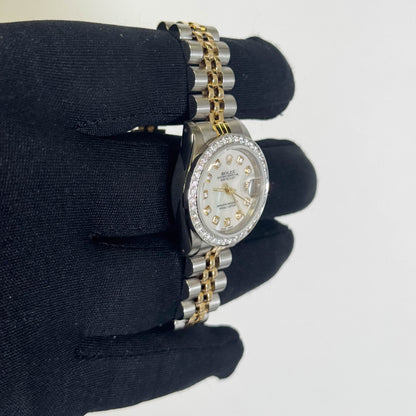 Rolex Datejust 26mm MOP Dial Watch Ref# 69173 - Happy Jewelers Fine Jewelry Lifetime Warranty