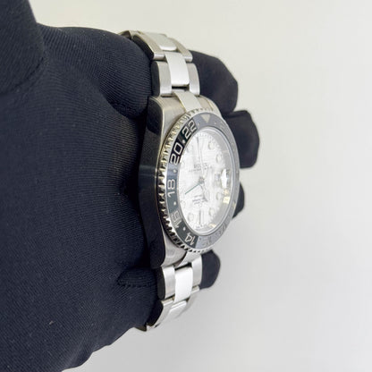Rolex GMT-Master II 40mm Custom Meteorite Dial Watch Ref# 116710LN - Happy Jewelers Fine Jewelry Lifetime Warranty