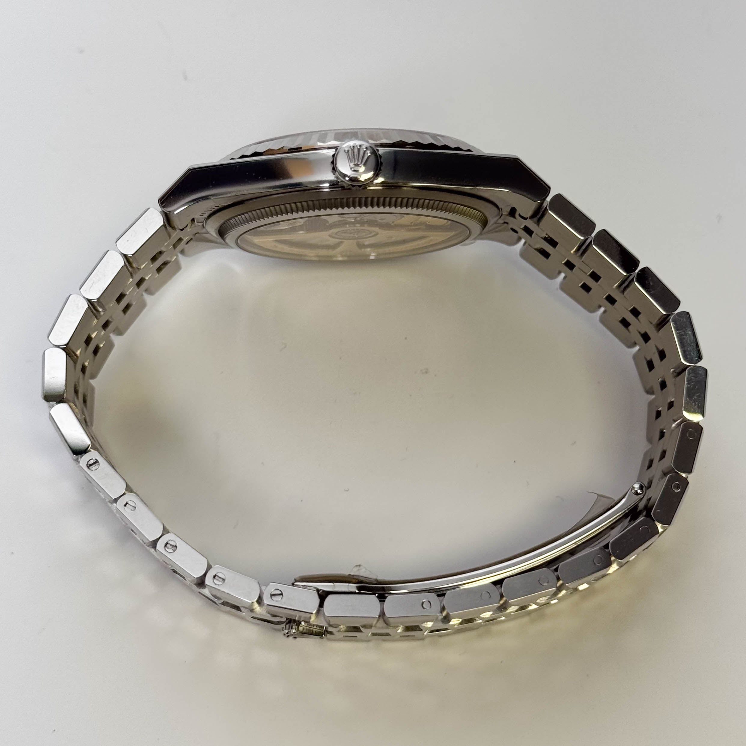 Rolex Land-Dweller 40mm White Dial Watch Ref# 127334 - Happy Jewelers Fine Jewelry Lifetime Warranty