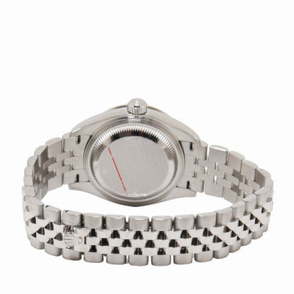 Rolex Ladies Datejut Stainless Steel 28mm Factory Rhodium Diamond Dial Watch Reference# 279384RBR - Happy Jewelers Fine Jewelry Lifetime Warranty