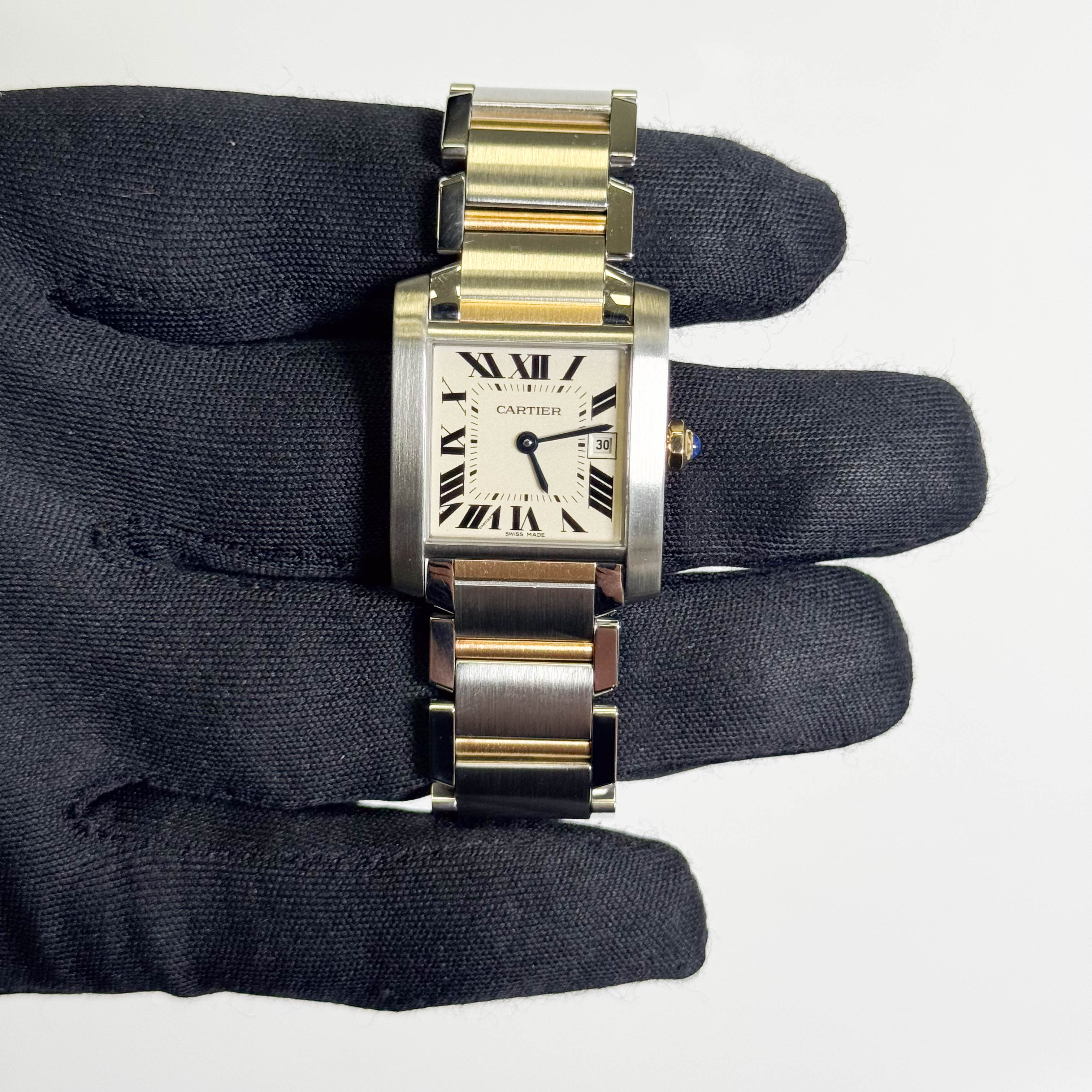 Cartier Tank 25mm White Dial Watch Ref# W51012Q4 - Happy Jewelers Fine Jewelry Lifetime Warranty