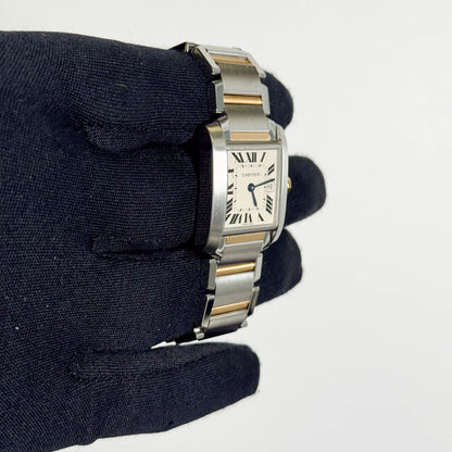 Cartier Tank 25mm White Dial Watch Ref# W51012Q4 - Happy Jewelers Fine Jewelry Lifetime Warranty