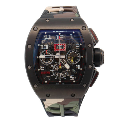 Richard Mille RM011-FM Titanium 50mm Flyback Chronograph Dial Watch Ref# RM011-FM - Happy Jewelers Fine Jewelry Lifetime Warranty