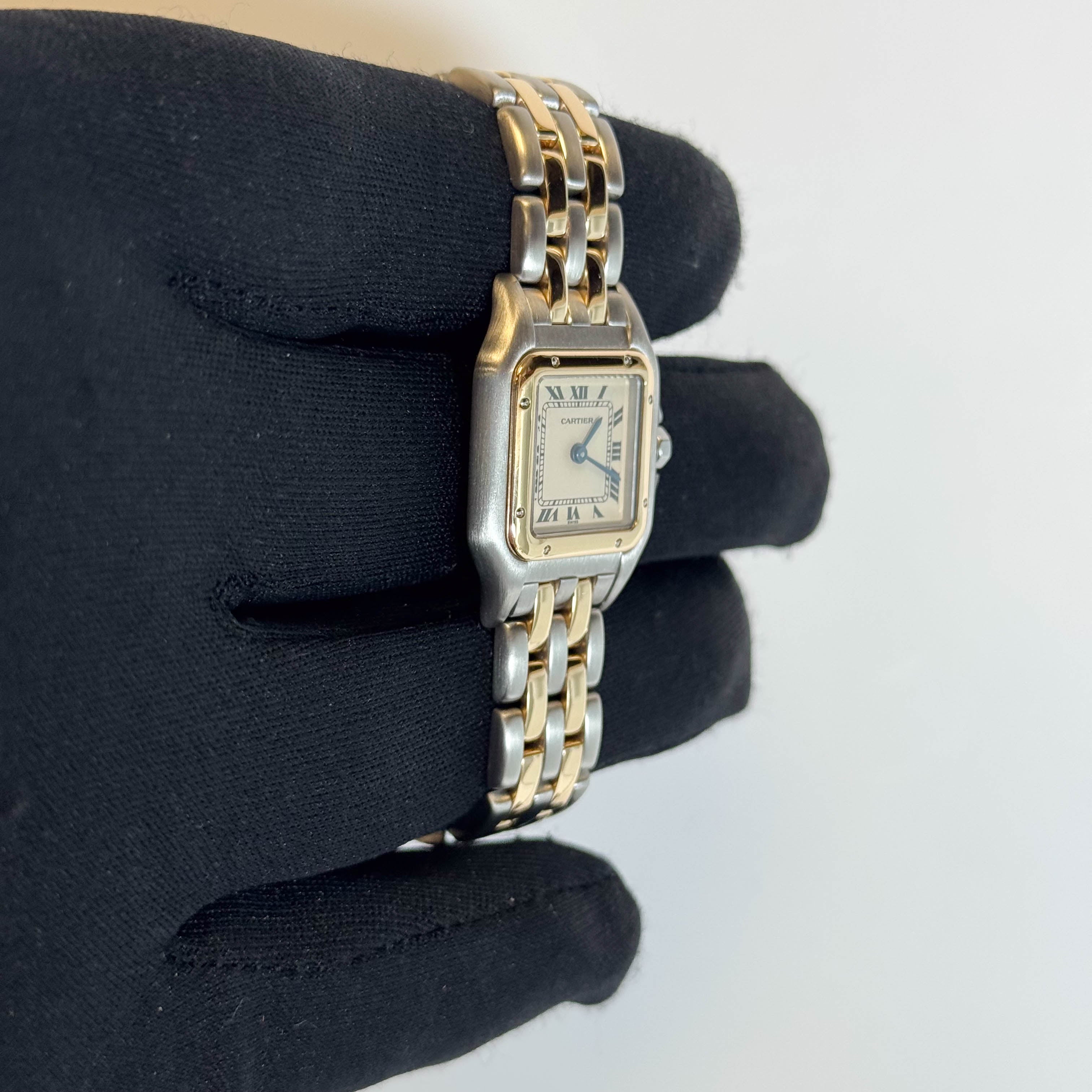 Cartier Panthere 23mm Ivory Roman Dial Watch Ref# 84083242