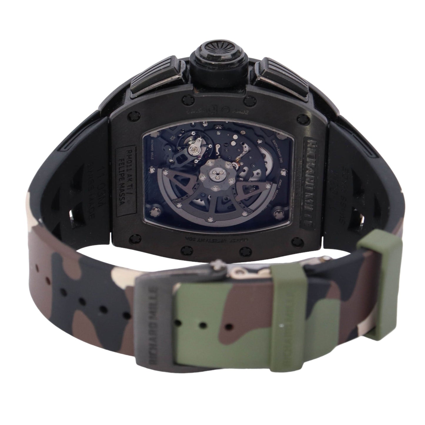 Richard Mille RM011-FM Titanium 50mm Flyback Chronograph Dial Watch Ref# RM011-FM - Happy Jewelers Fine Jewelry Lifetime Warranty