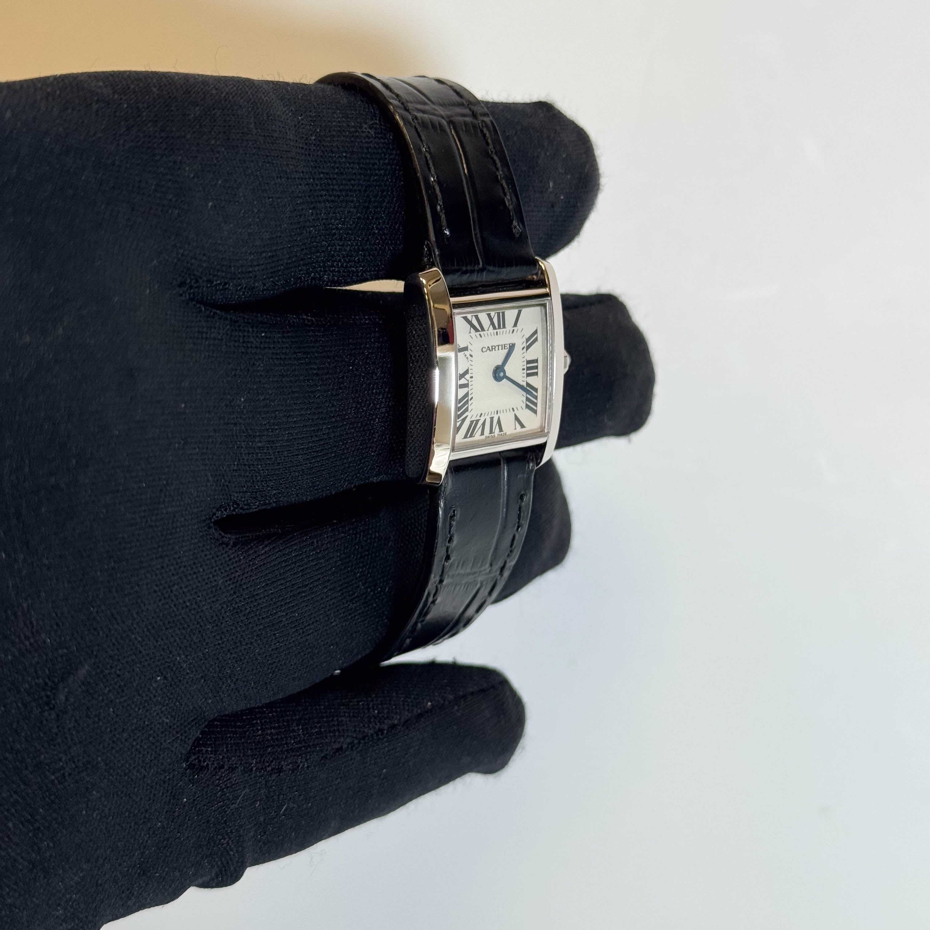 Cartier Francaise 18 mm Ivory Dial Watch Ref# W5001256