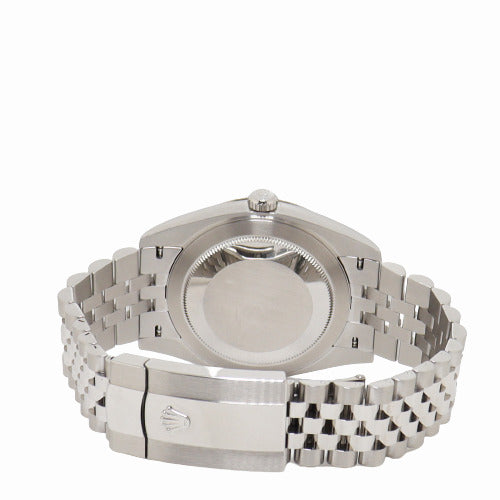 Rolex Datejust 41mm Stainless Steel Blue Stick Dial Watch Reference #: 126334 - Happy Jewelers Fine Jewelry Lifetime Warranty