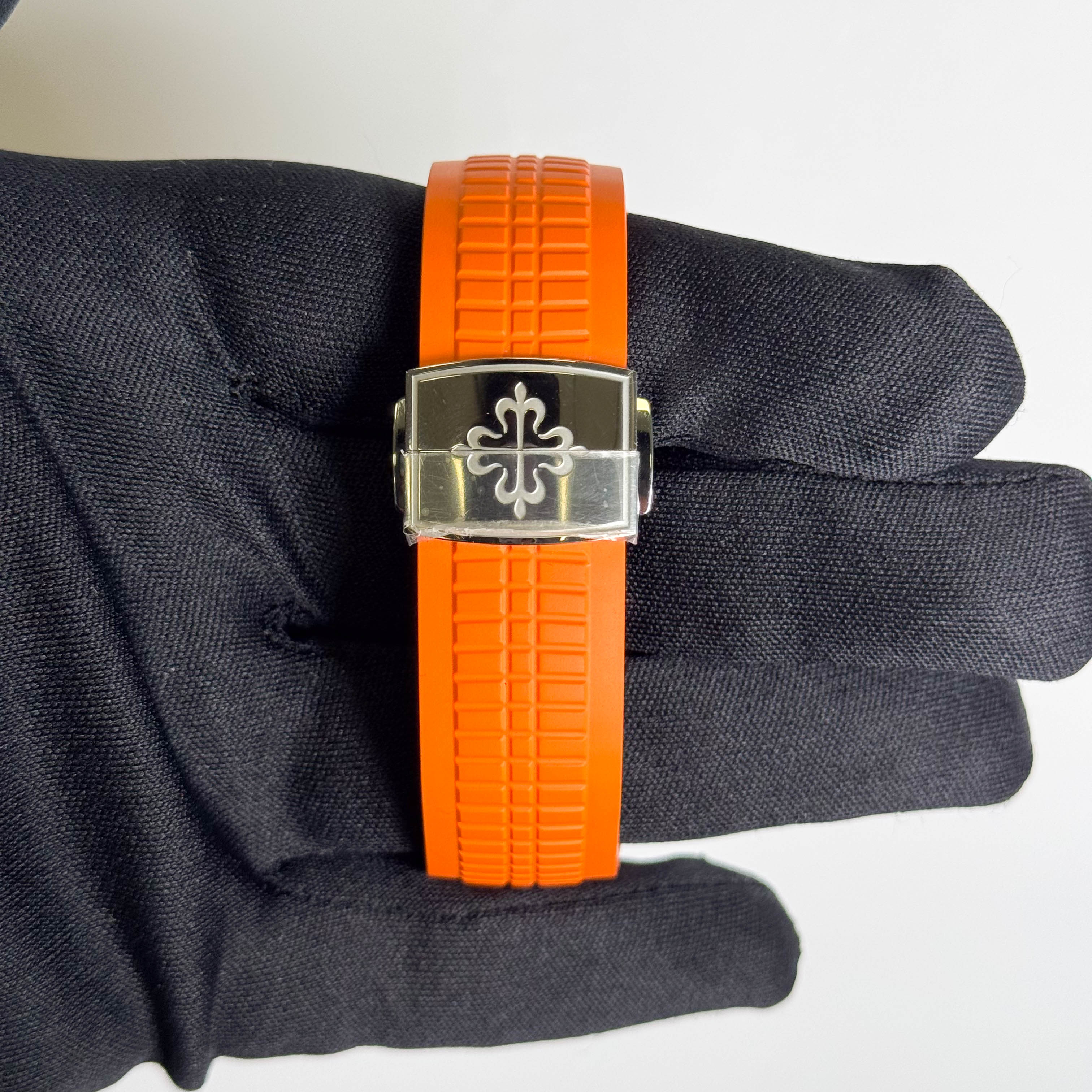 Patek Philippe Aquanaut 42mm Black Dial Watch Ref# 5968A-001