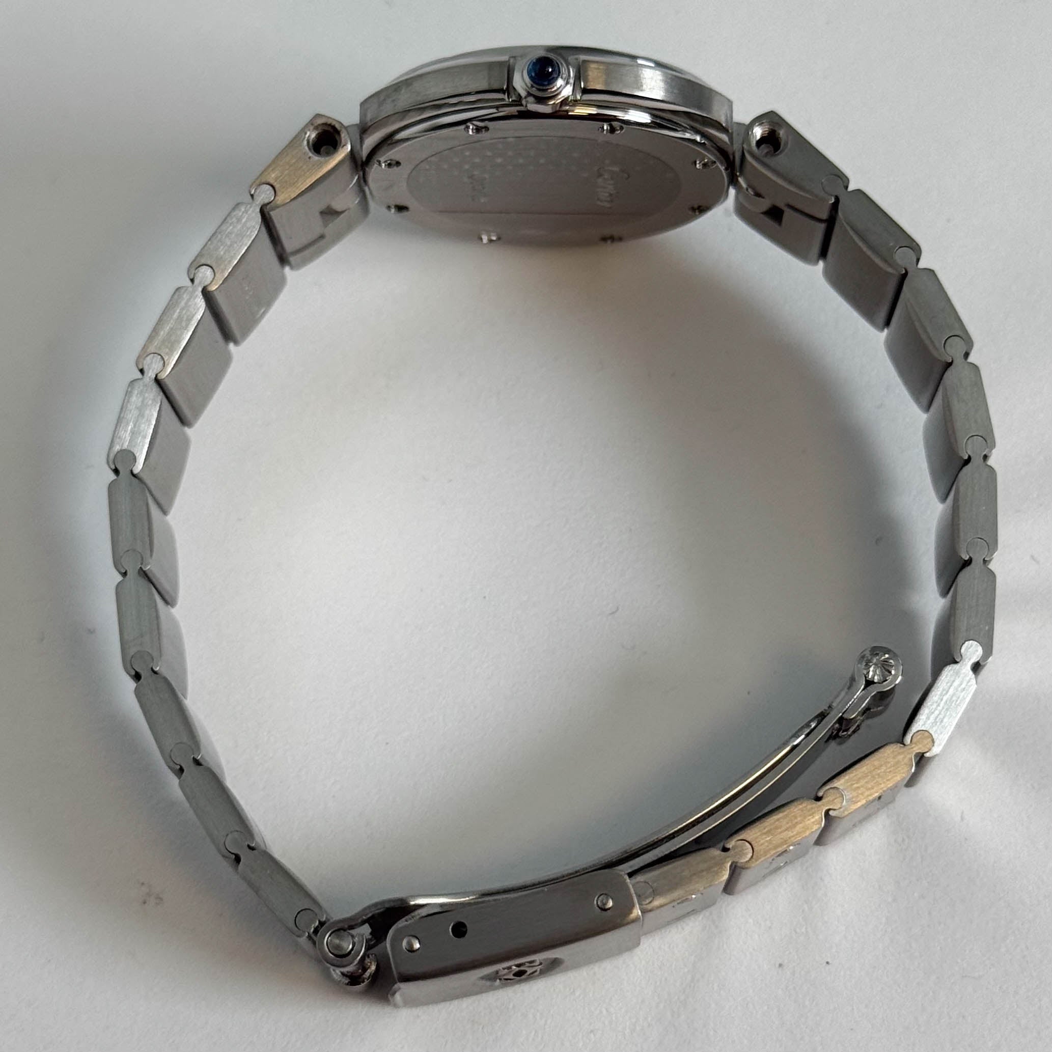 Cartier Santos Vendome 33mm White Dial Watch Ref# 81924