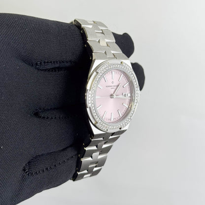 Vacheron Constantin Overseas 35mm Pink Dial Watch Ref# 4605V/200A-B971