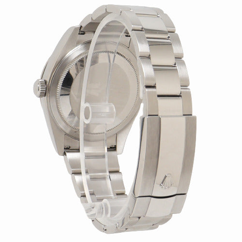 Rolex Men's Skydweller Stainless Steel 42mm Black Stick Dial Watch Reference# 326934 - Happy Jewelers Fine Jewelry Lifetime Warranty