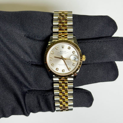 Rolex Datejust 31mm Silver Dial Watch Ref# 278273 - Happy Jewelers Fine Jewelry Lifetime Warranty