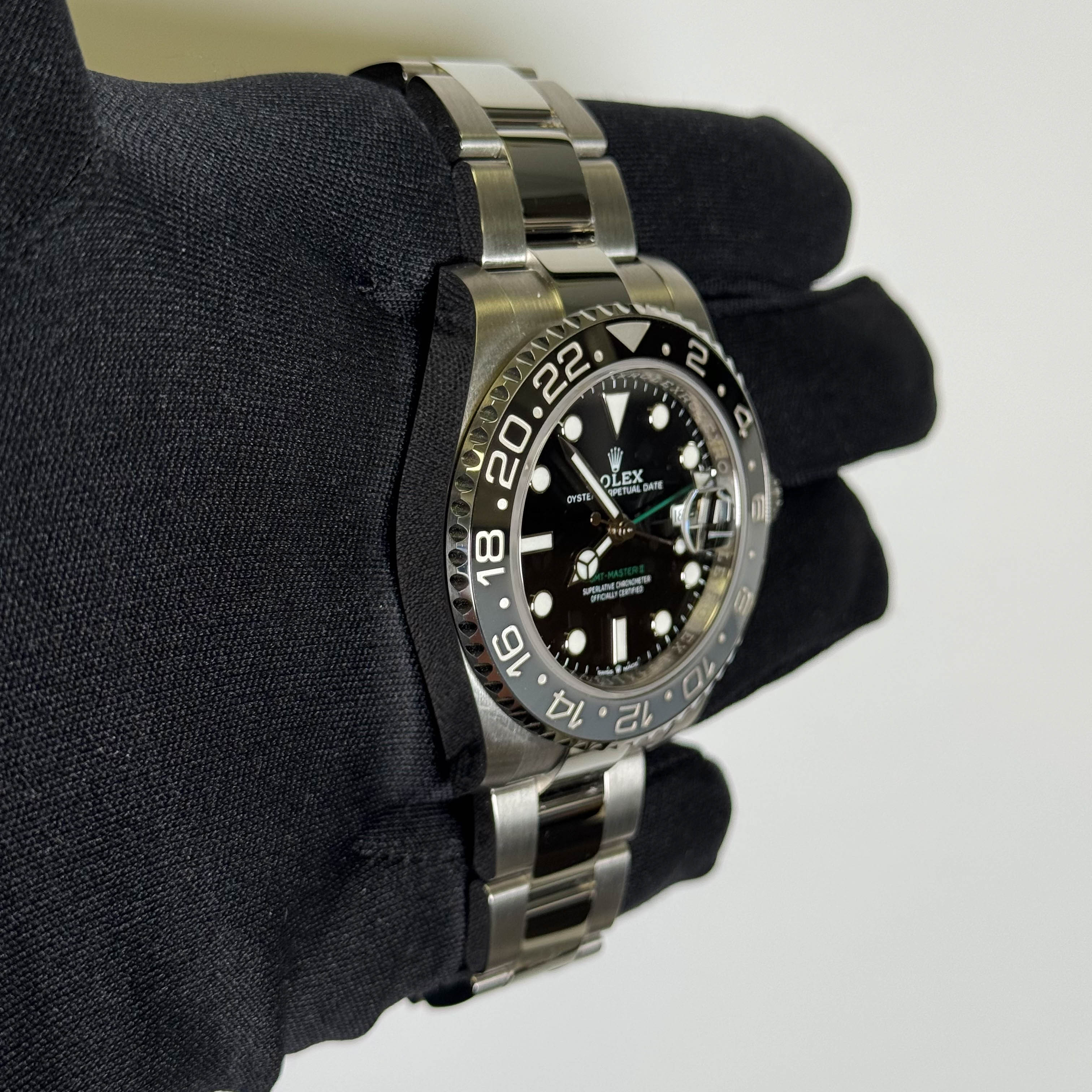 Rolex GMT-Master II 40mm Black Dial Ref# 126710GRNR – Happy Jewelers