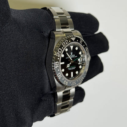 Rolex GMT-Master II 40mm Black Dial Ref# 126710GRNR - Happy Jewelers Fine Jewelry Lifetime Warranty