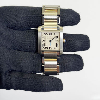 Cartier Tank 25mm White Dial Watch Ref# W51012Q4 - Happy Jewelers Fine Jewelry Lifetime Warranty