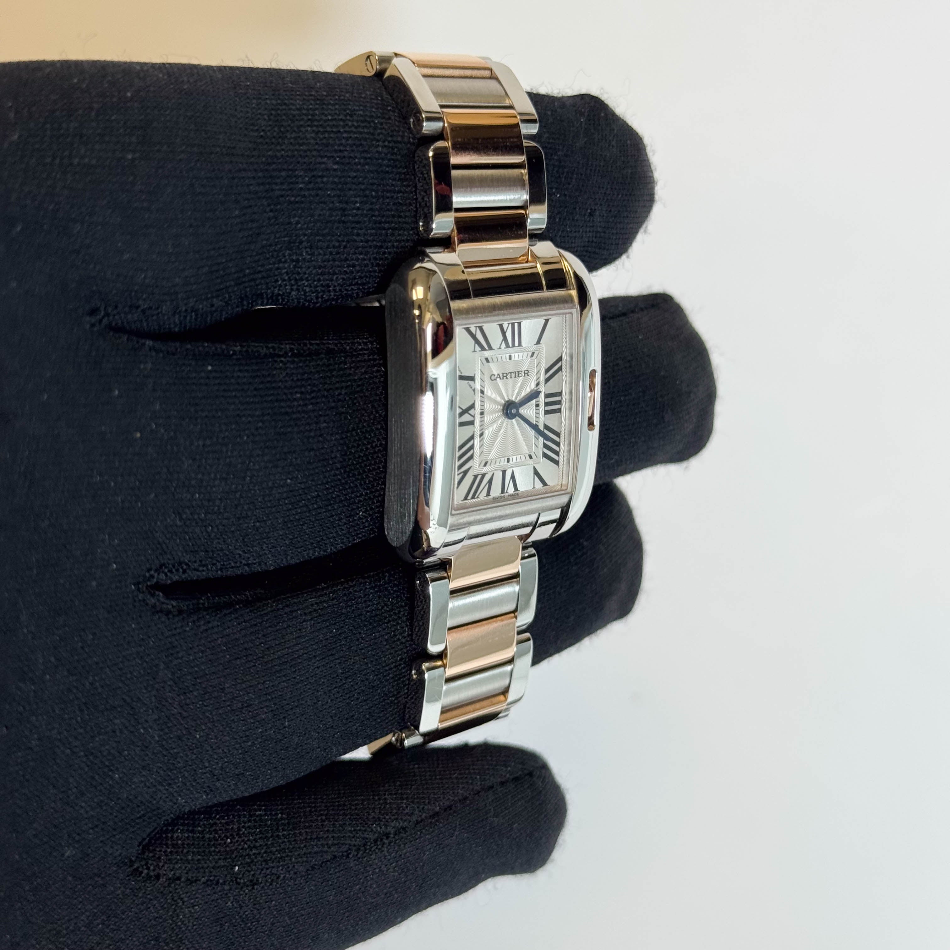 Cartier Tank 22mm Silver Dial Watch Ref# W5310019