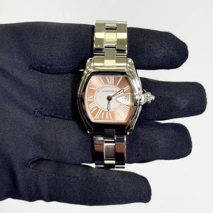 Cartier Roadster 30mm Pink Dial Watch Ref# W62054V3 - Happy Jewelers Fine Jewelry Lifetime Warranty