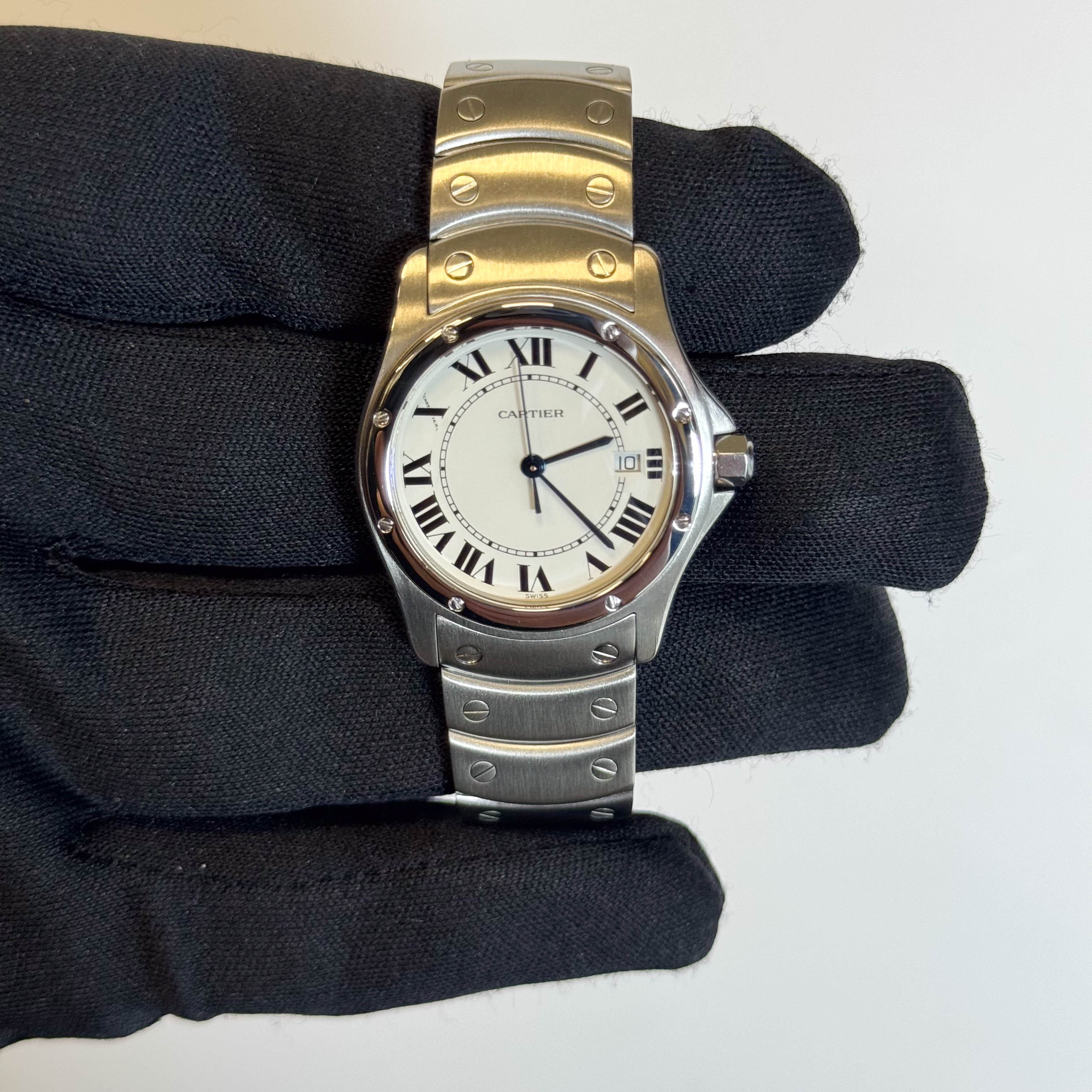 Cartier Ronde 30mm White Dial Watch Ref# W20027K1