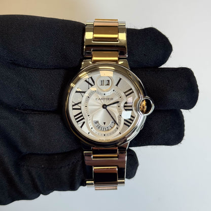 Cartier Ballon Bleu 36mm Silver Dial Watch Ref# W6920027