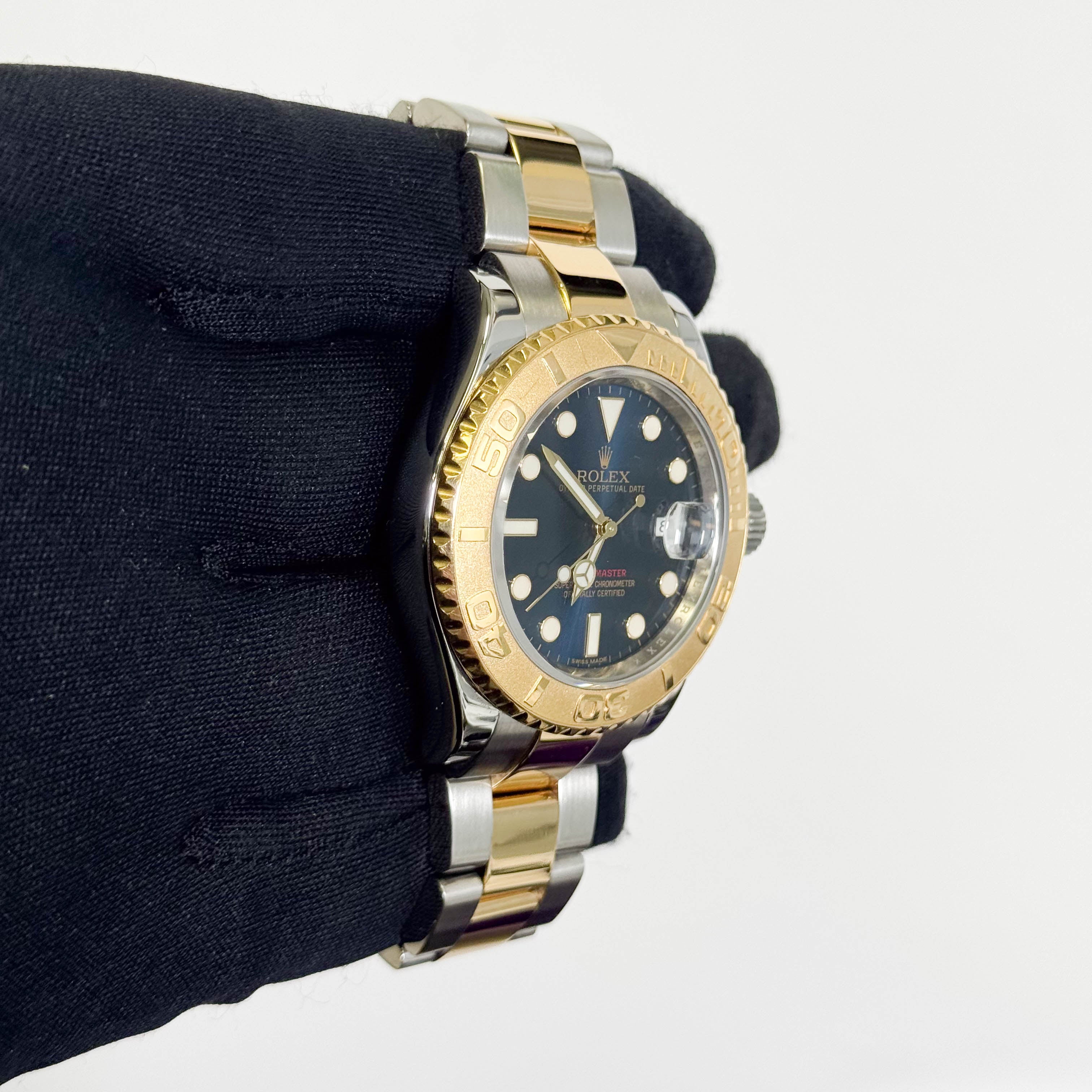 Rolex Yacht-Master 40mm Blue Dial Watch Ref# 16623 - Happy Jewelers Fine Jewelry Lifetime Warranty