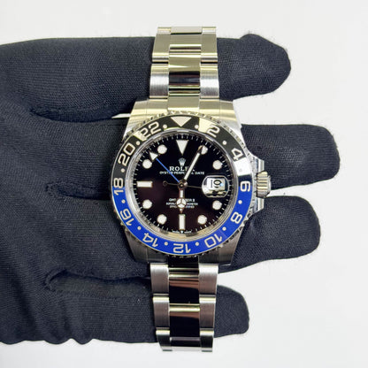 Rolex GMT Master II 40mm Black Dial Watch Ref# 126710BLNR - Happy Jewelers Fine Jewelry Lifetime Warranty