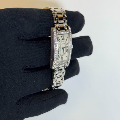 Cartier Tank 23mm Ivory Dial Watch Ref# WB7073L1