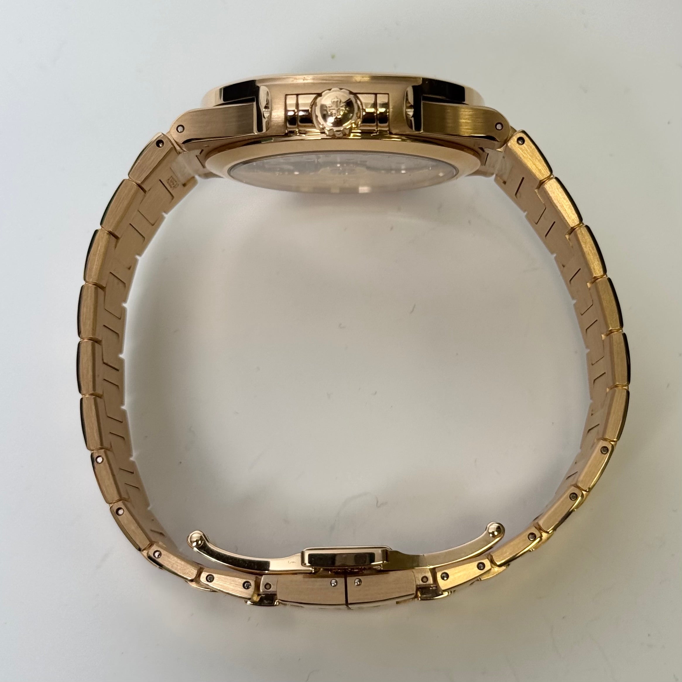 Patek Philippe Nautilus 35mm Champagne Dial Watch Ref# 7118/1R-010 - Happy Jewelers Fine Jewelry Lifetime Warranty
