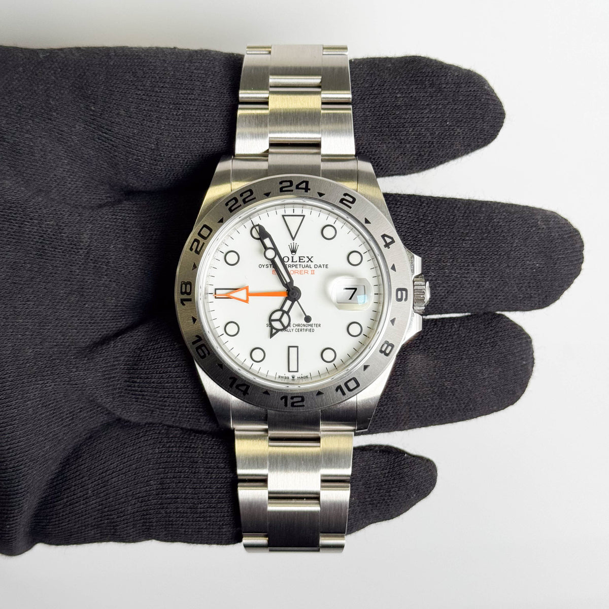Rolex Explorer II 42mm White Dial Watch Ref# 226570