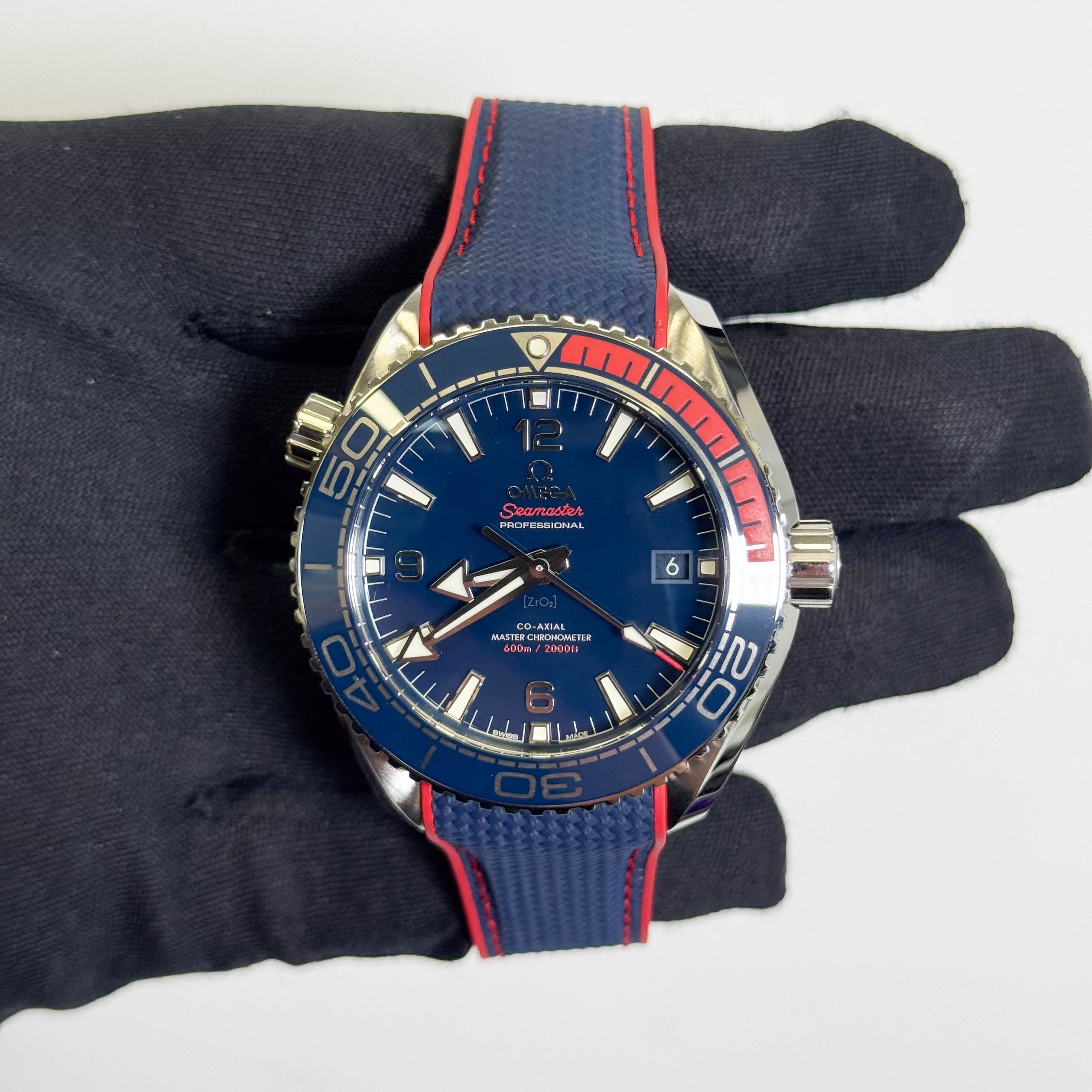 Omega Planet Ocean 43.5mm Blue Dial Watch Ref# 522.32.44.21.03.001 - Happy Jewelers Fine Jewelry Lifetime Warranty