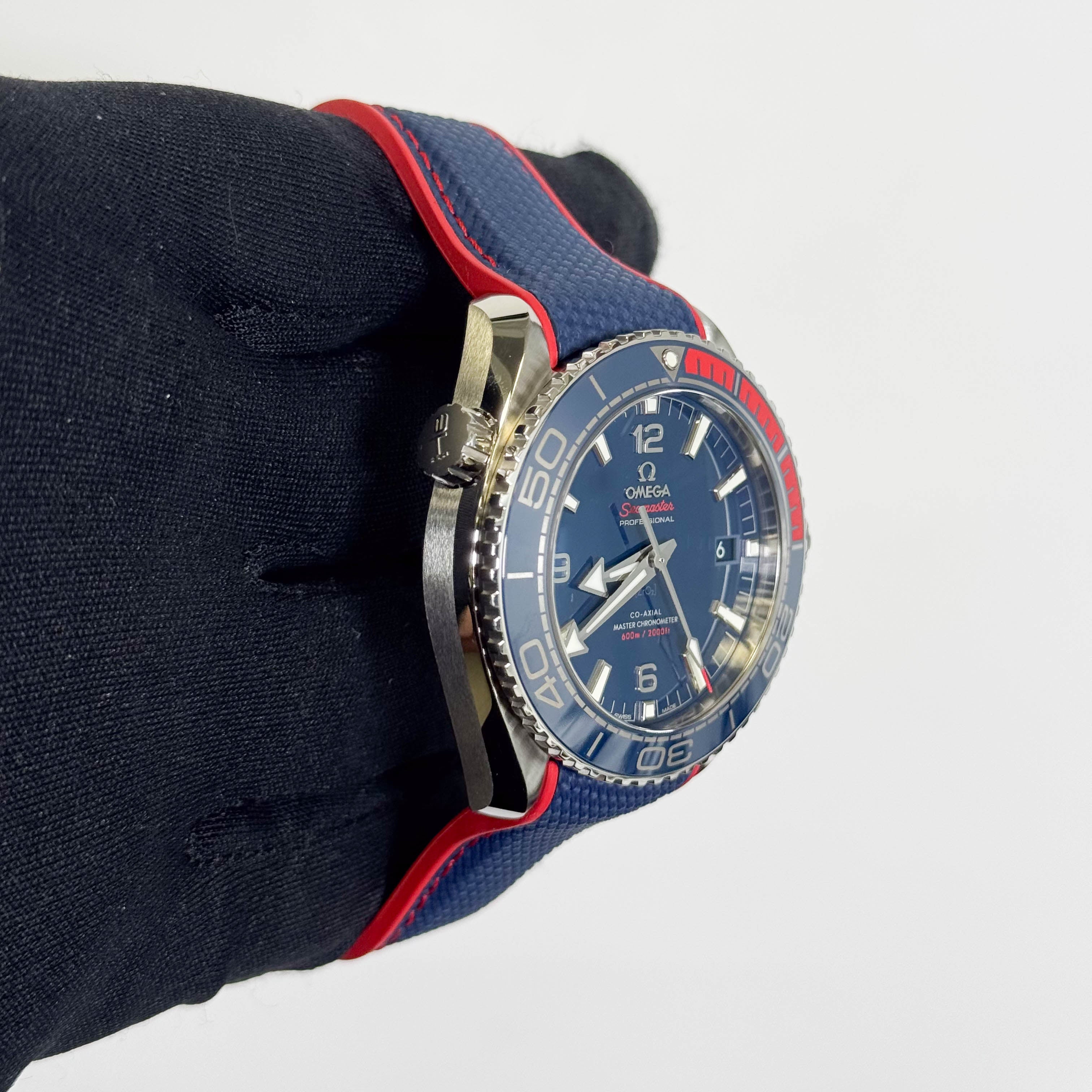 Omega Planet Ocean 43.5mm Blue Dial Watch Ref# 522.32.44.21.03.001 - Happy Jewelers Fine Jewelry Lifetime Warranty