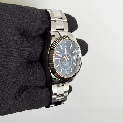 Rolex Sky-Dweller 42mm Blue Dial Watch Ref# 336934