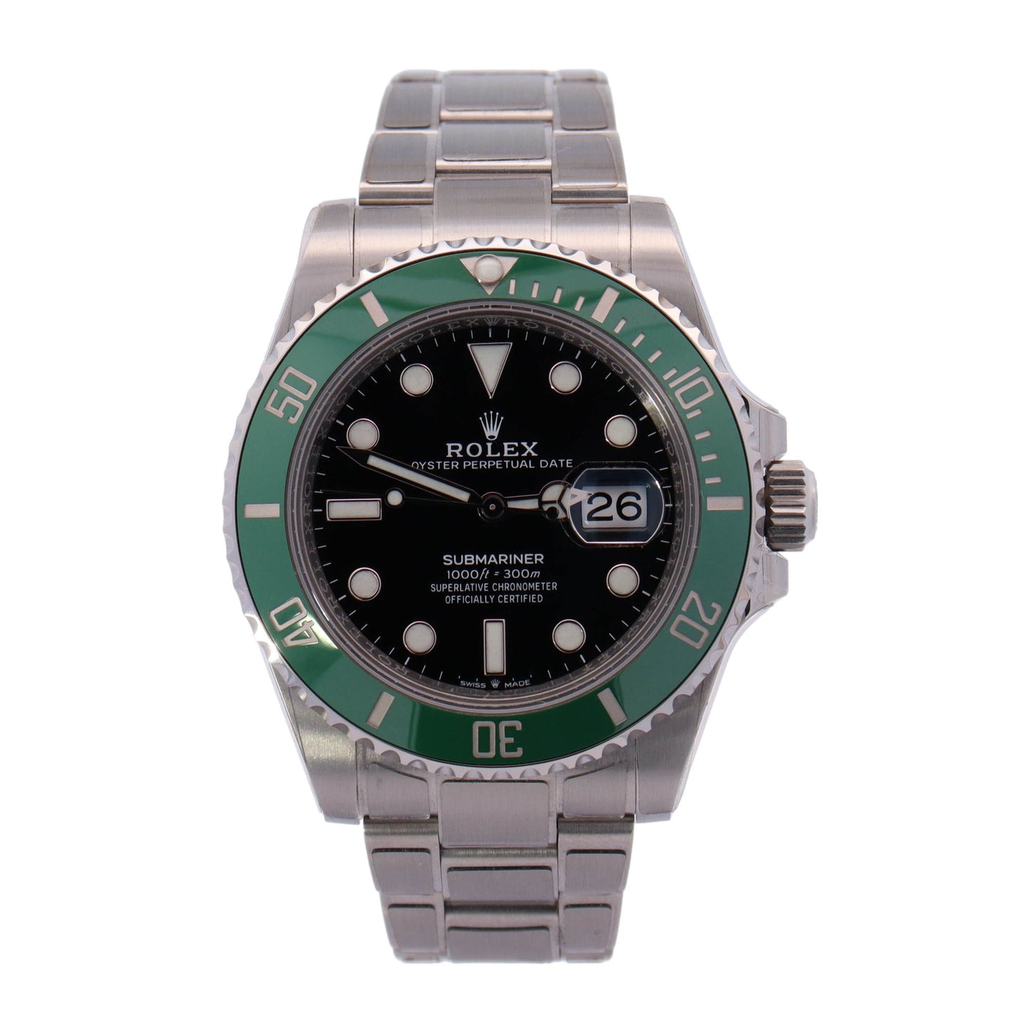 Rolex Submariner Date Stainless Steel 41mm Black Dot Dial Watch Reference #: 126610LV