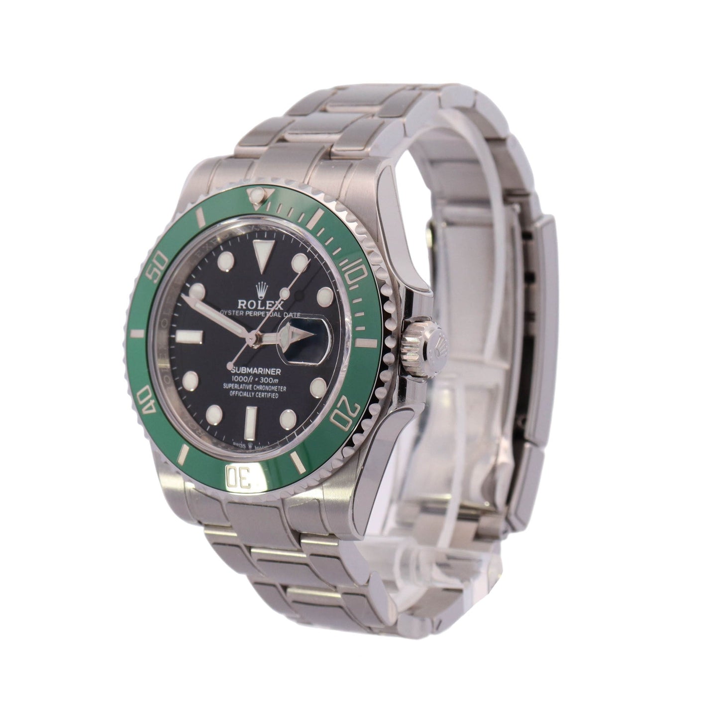 Rolex Submariner €œStarbucks€ Stainless Steel 41mm Black Dot Dial Watch Reference #: 126610LV - Happy Jewelers Fine Jewelry Lifetime Warranty