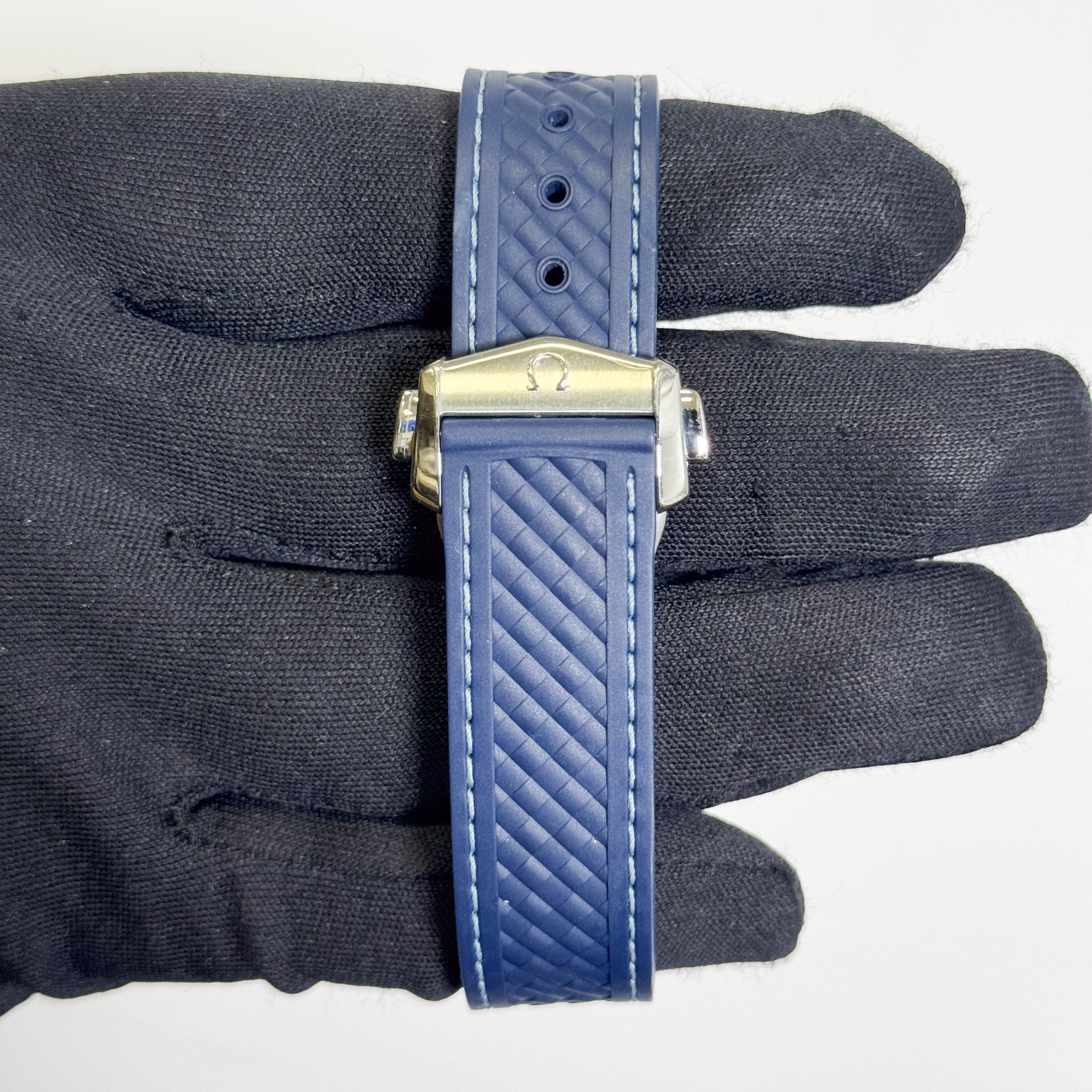 Omega Speedmaster Aquatimer 43mm Blue Earth Dial Watch Ref# 220.12.43.22.03.001 - Happy Jewelers Fine Jewelry Lifetime Warranty