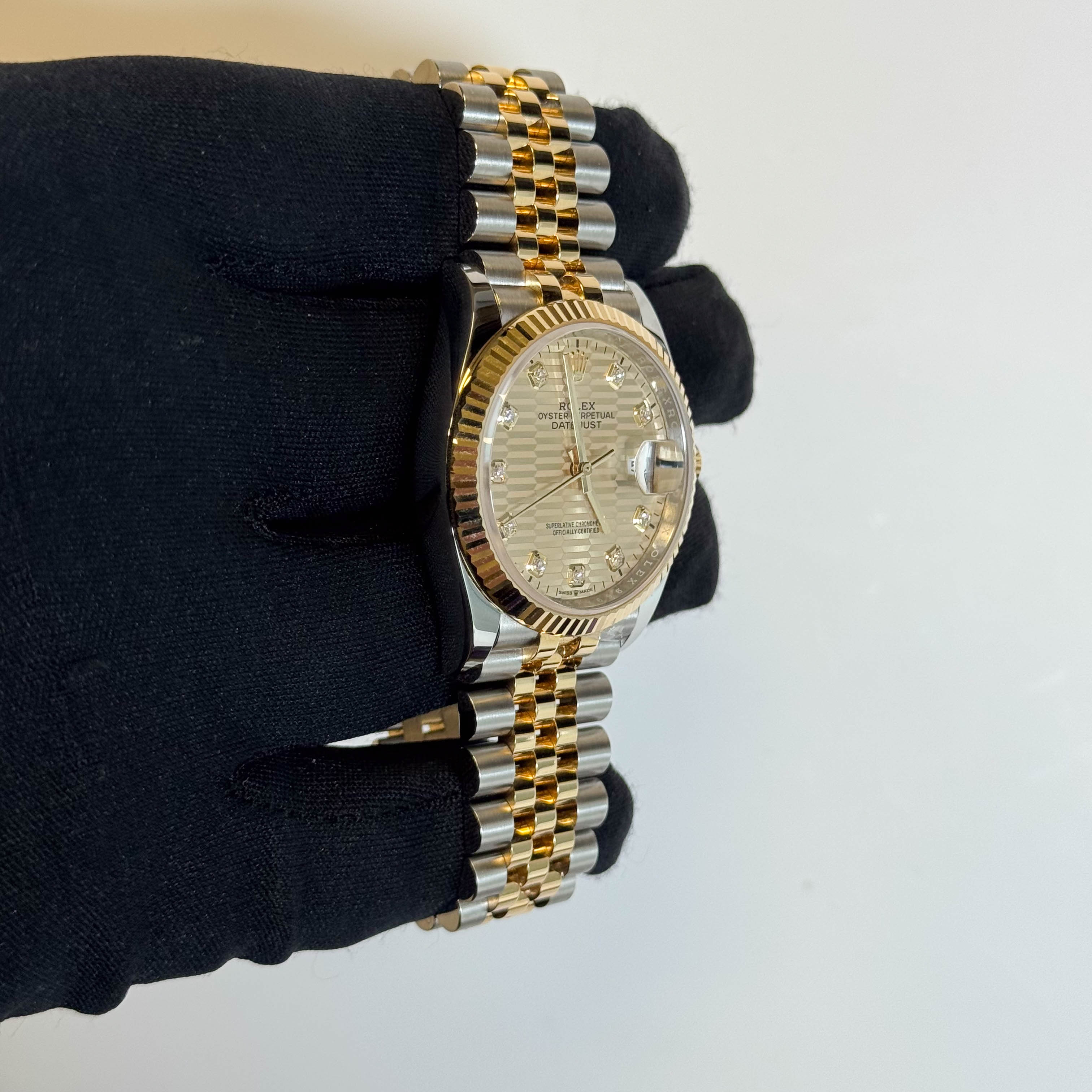 Rolex Datejust 36mm Champagne Dial Watch Ref# 126233