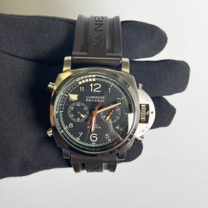 Panerai Luminor 1950 Reggata PCYC 3 Days 47mm Black Dial Watch Ref# PAM00652