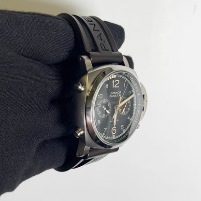 Panerai Luminor 1950 Reggata PCYC 3 Days 47mm Black Dial Watch Ref# PAM00652