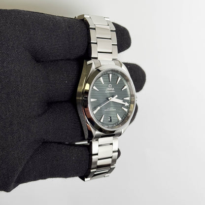 Omega Seamaster 41mm Green Dial Watch Ref# 220.10.41.21.10.001
