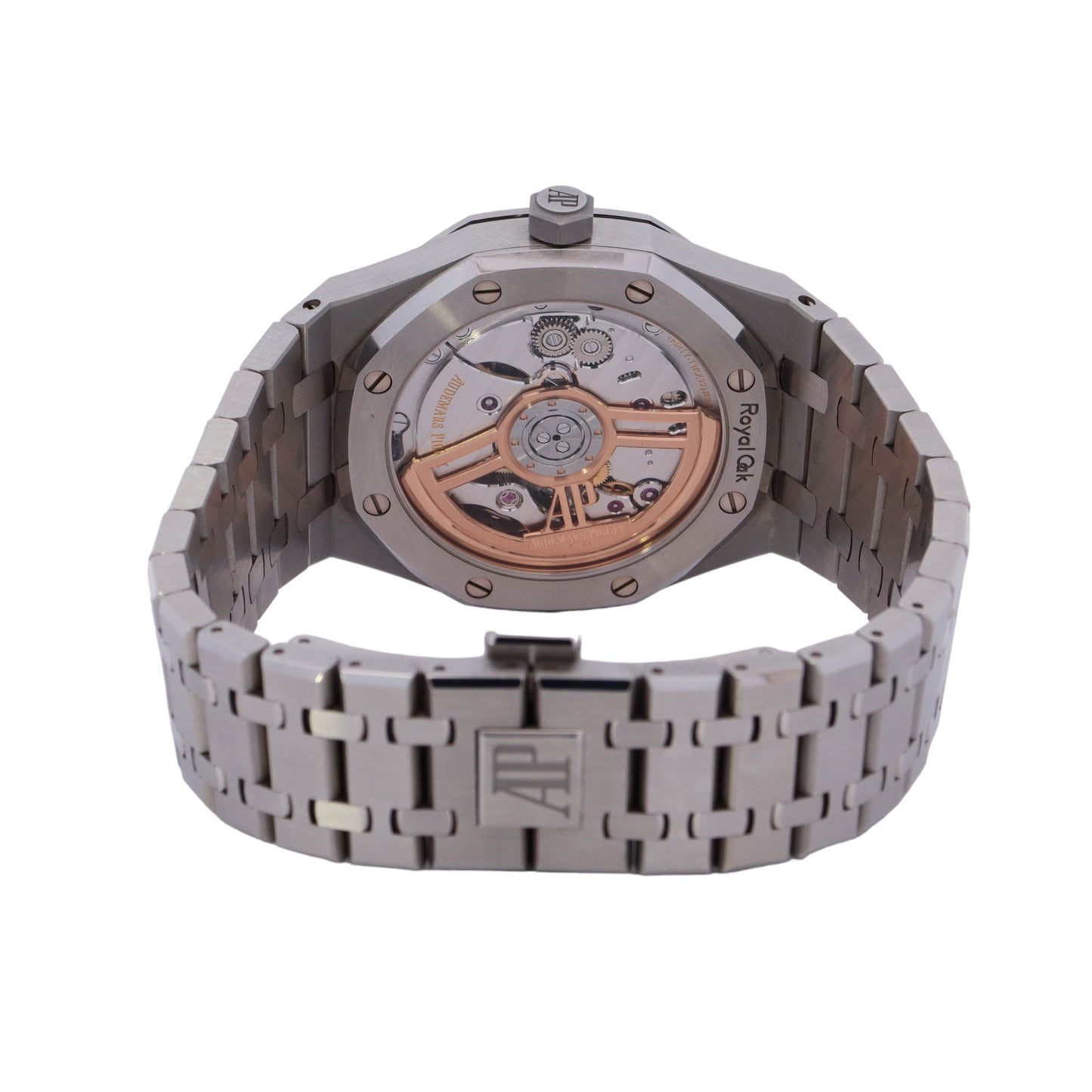 Audemars Piguet Royal Oak Stainless Steel 41mm Gray Stick Dial Watch Reference# 15500ST.OO.1220ST.02 - Happy Jewelers Fine Jewelry Lifetime Warranty